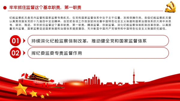 以有力有效监督推进国家治理现代化党建党课PPT