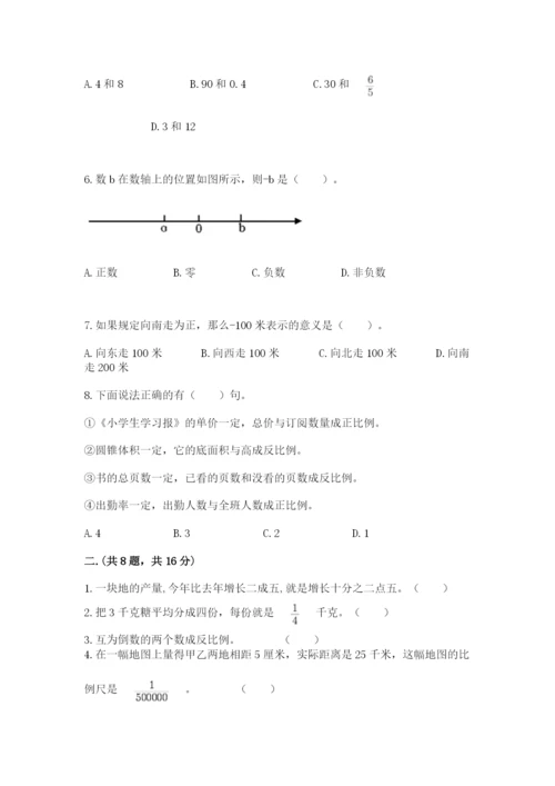 苏教版六年级数学小升初试卷（名校卷）.docx