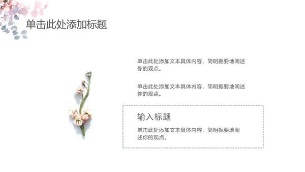 淡雅简约教育教学ppt模板