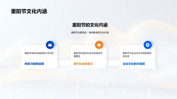 重阳节与企业文化PPT模板