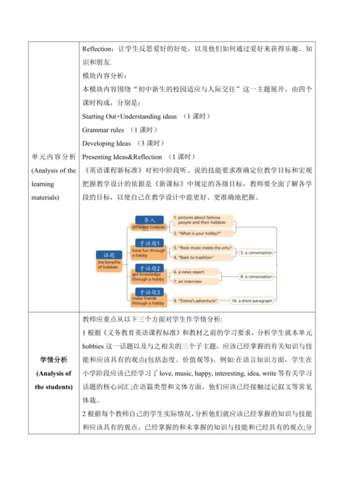 【新课标新教材】Unit 2 More than fun大单元教学设计第四课时Reading and