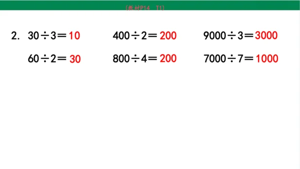 2024（大单元教学）人教版数学三年级下册2.1  口算除法（1）课件（22张PPT)