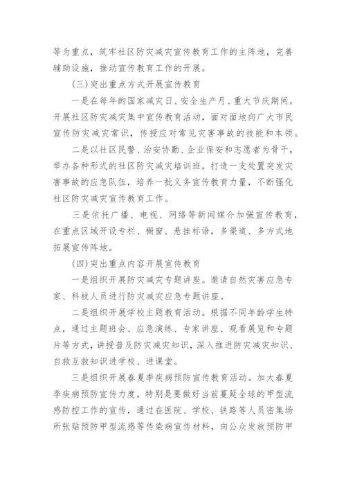 防灾减灾应急预案.docx