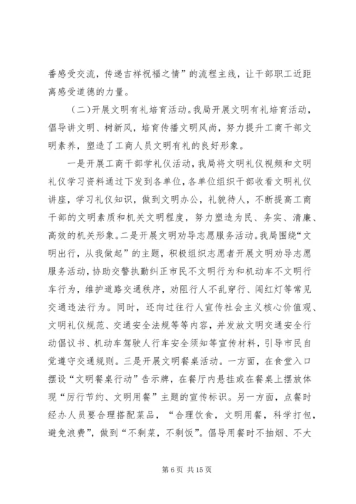 县工商局创建文明单位届满复验情况汇报 (3).docx