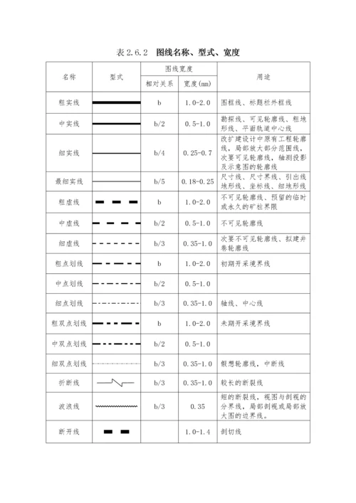 金属非金属矿山采矿制图标准.docx