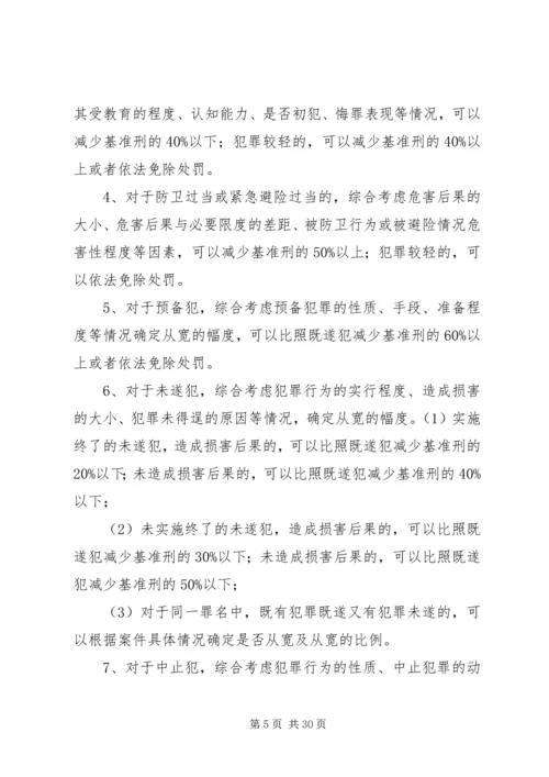 人民法院量刑程序指导意见(试行).docx