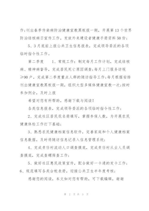 20XX医师工作计划.docx
