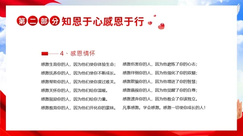 资助感恩教育主题班会PPT课件