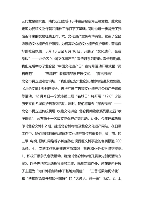 文博工作总结.docx