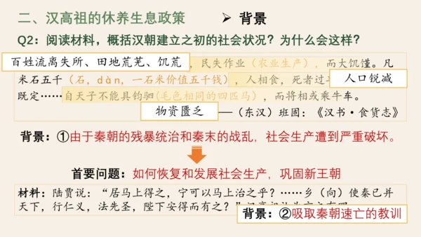 第11课 西汉建立和“文景之治” 课件 统编版（2024）七年级历史上册