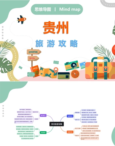 麦州旅游攻略思维导图