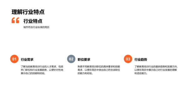求职简历制作PPT模板