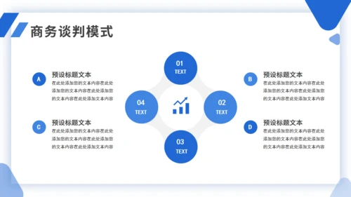 简约商务企业商务谈判案例分析培训通用PPT模板