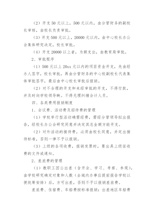 学校财务管理制度汇编.docx