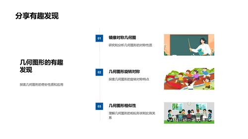 几何图形教学解析PPT模板