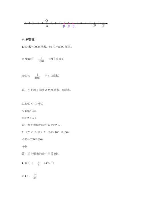 北师大版小学六年级下册数学期末综合素养测试卷附答案（培优）.docx