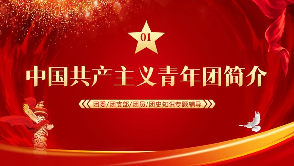 中国共青团发展史历程团课共青团团课PPT课件