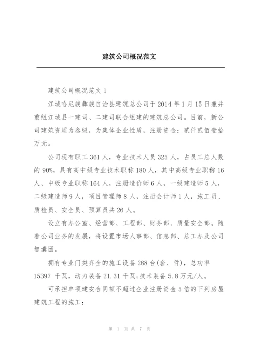 建筑公司概况范文.docx