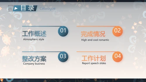 扎染风格工作汇报总结演讲动态PPT