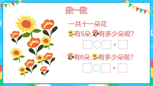 人教版一年级第八单元20以内的退位减法PPT模板