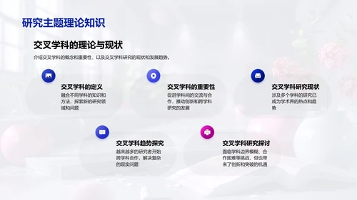 交叉学科研究答辩PPT模板