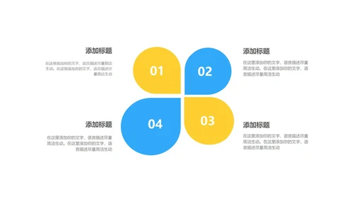 蓝色扁平风职场个人述职报告PPT模板