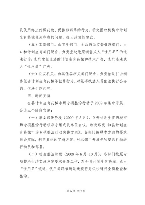 药械市场专项整治实施方案.docx