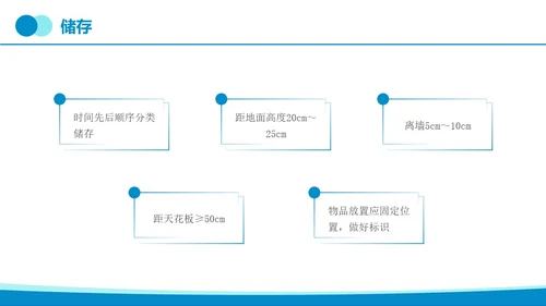 蓝色简约实拍无菌物品的管理和制度医疗培训PPT课件管理制度
