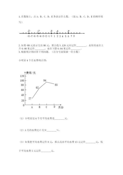 浙教版数学小升初模拟试卷带答案（培优b卷）.docx