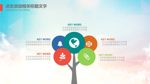 团委共青团社区青年志愿者PPT模板