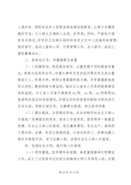 乡镇街道意识形态工作总结.docx