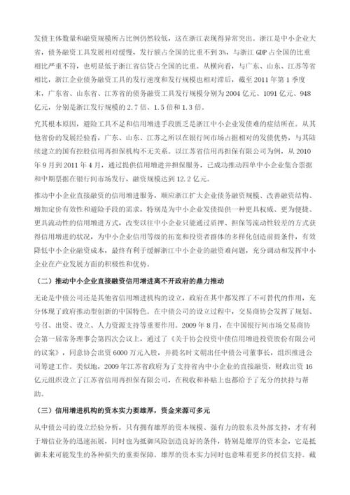 中小企业直接融资信用增进的经验借鉴及启示.docx