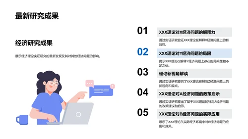 经济理论答辩演示PPT模板