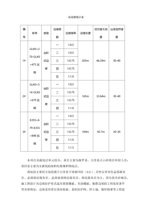 高边坡施工安全专项施工方案.docx