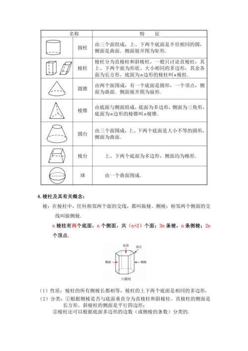 2022-2023人教版初中七年级数学第四章---几何图形初步期末复习精品教案