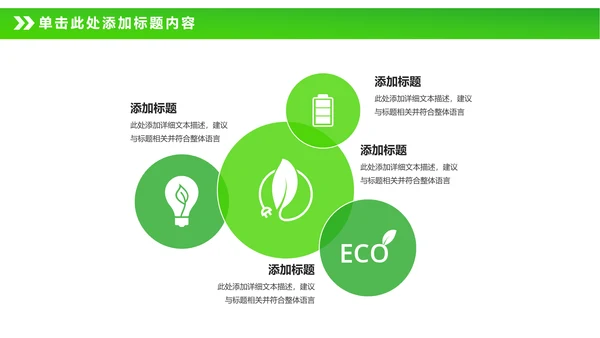 绿色节能减排垃圾分类主题班会公开课PPT模板