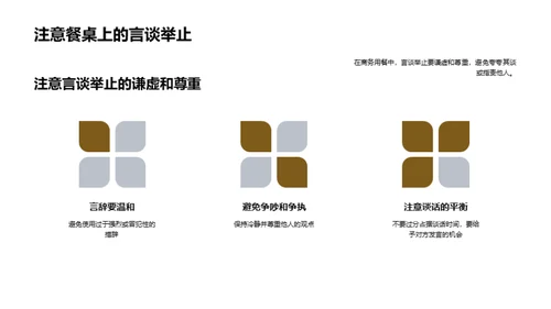 商务餐桌上的礼仪艺术