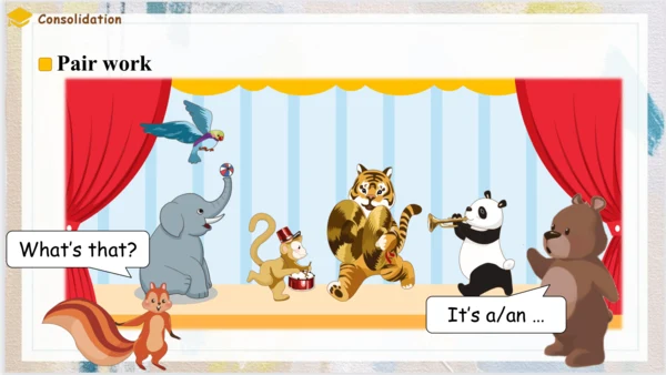 Unit 4 We love animals B Let's learn & Let's do 课件