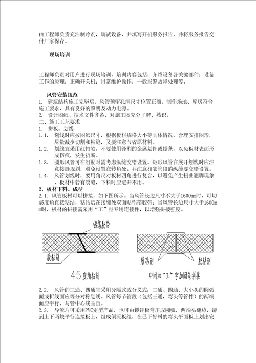 空调及风管安装规范全