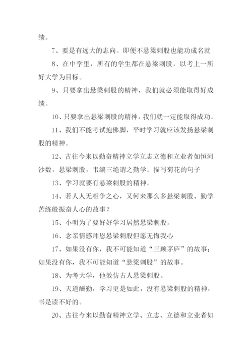 悬梁刺股的意思.docx