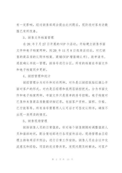 销售助理个人总结5篇.docx