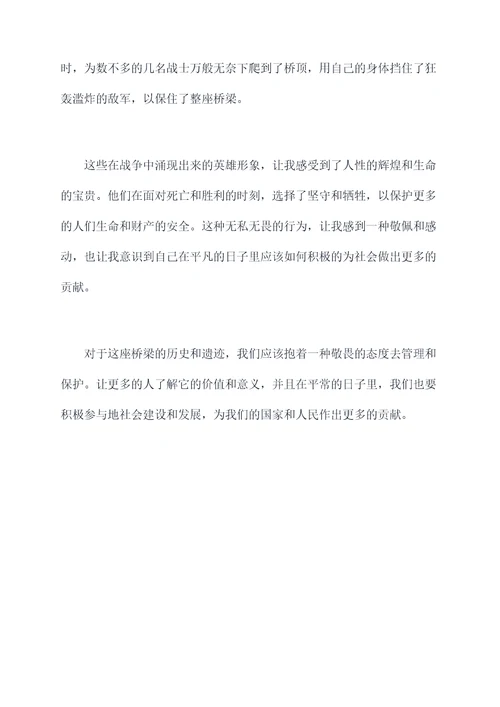 长津湖永门桥读后感