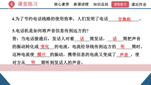 九年级全一册物理同步精品课堂（人教版）21.1《现代顺风耳—电话》（同步课件）25页ppt