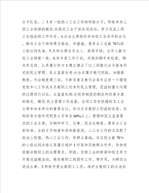 职工小家验收办法