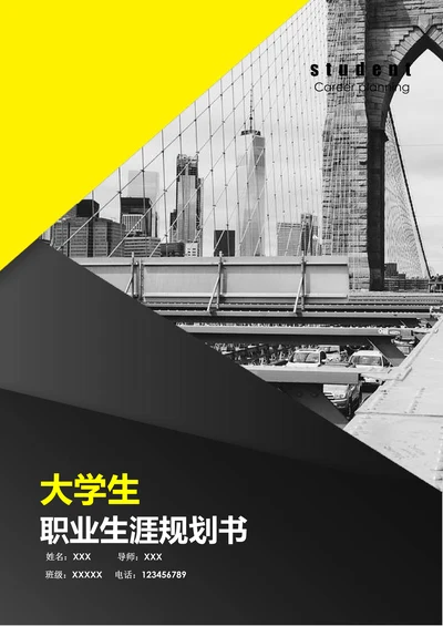 大学生职业生涯规划书范本通用