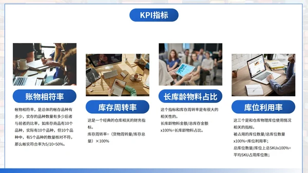 商务实景仓储员工技能企业培训PPT模板