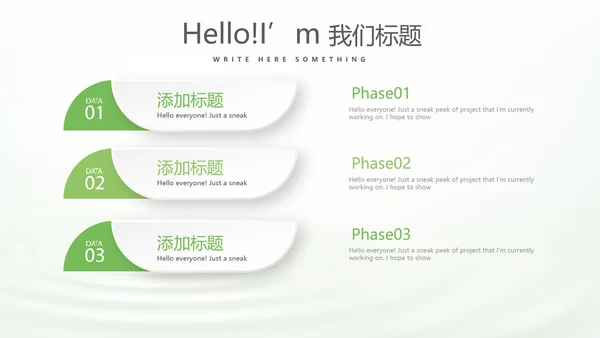 绿色清新化妆品介绍动态PPT