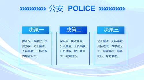 蓝色大气监狱警察工作总结汇报动态PPT模板