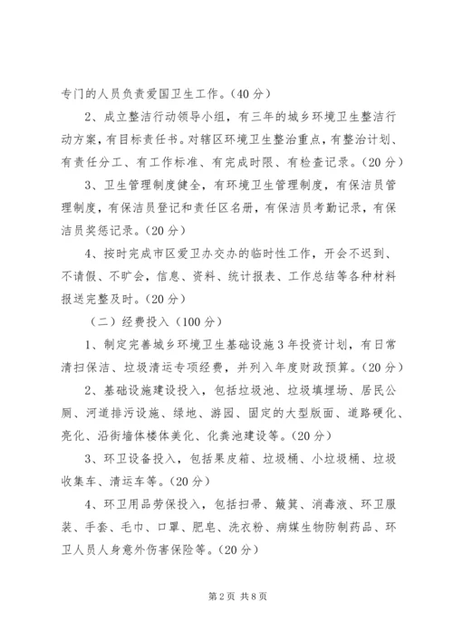 五星级基层爱卫组织创建活动.docx