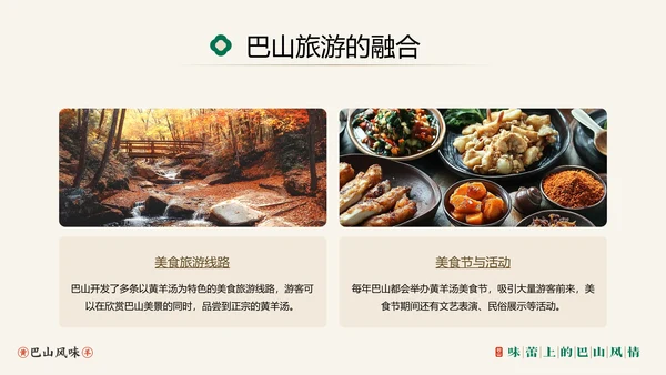 中国美食巴山黄羊介绍PPT模板
